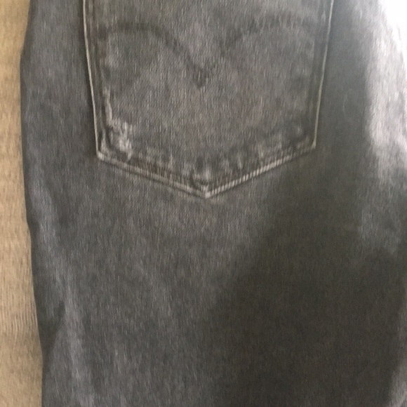 Ladies Levi Strauss 711 skinny jeans charcoal grey - Picture 9 of 12